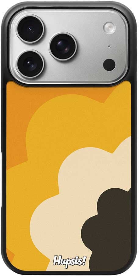 Apple iPhone 17 Pro Hupsis Kuosi Suojakuori, Retrokukka, Musta (MagSafe)