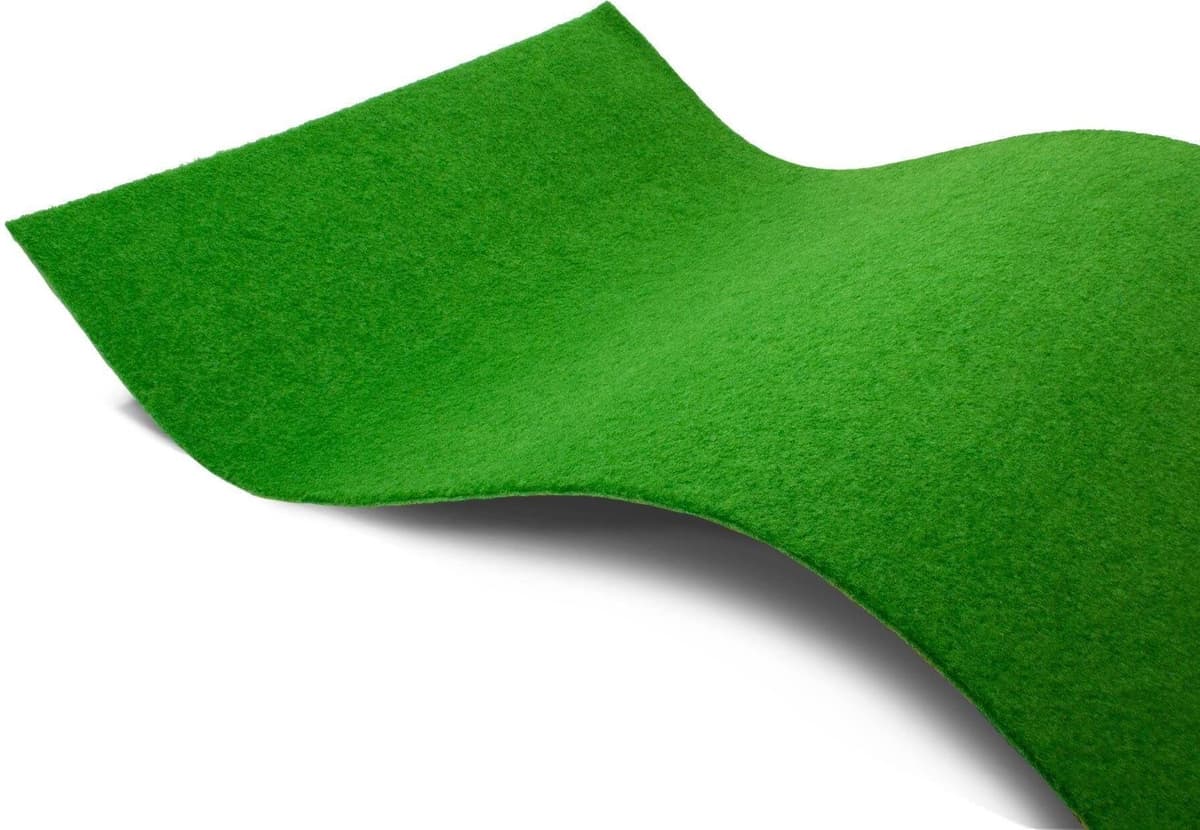 Kunstrasen "GARDEN B1, Gesamthöhe 5 mm, Made in Belgium", grün (hellgrün), B:400cm L:2.050cm, Polypropylen (PP), PRIMAFLOR-IDEEN IN TEXTIL, Teppiche, Kunstrasen, Rasenteppich, strapazierfähig, witterungsbeständig & wasserfest