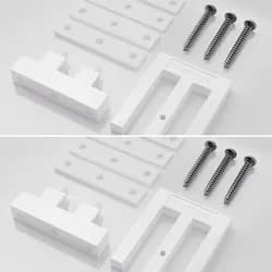 EM3 Scheffinger Fensterschutzriegel 2er Set - Anthrazit