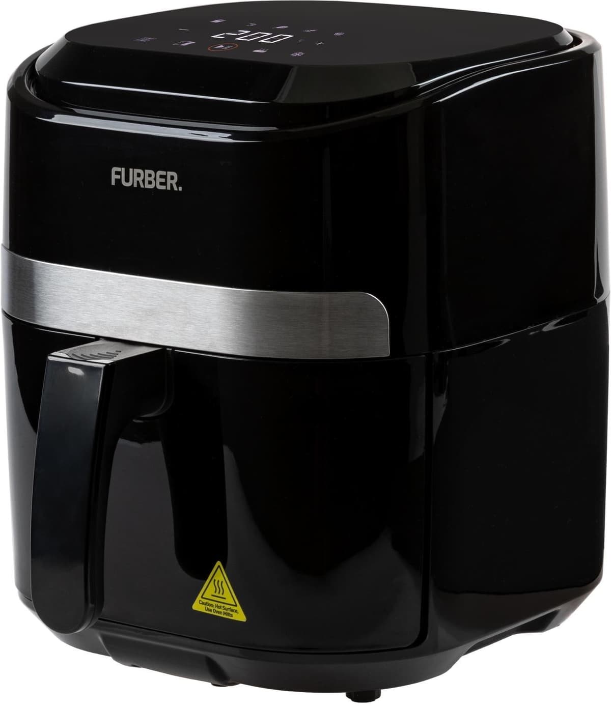 FURBER Heissluftfritteuse "4.5L", schwarz, B:25cm H:29cm T:30cm, Fritteusen, Heissluftfritteuse schwarz Einheitsgröße
