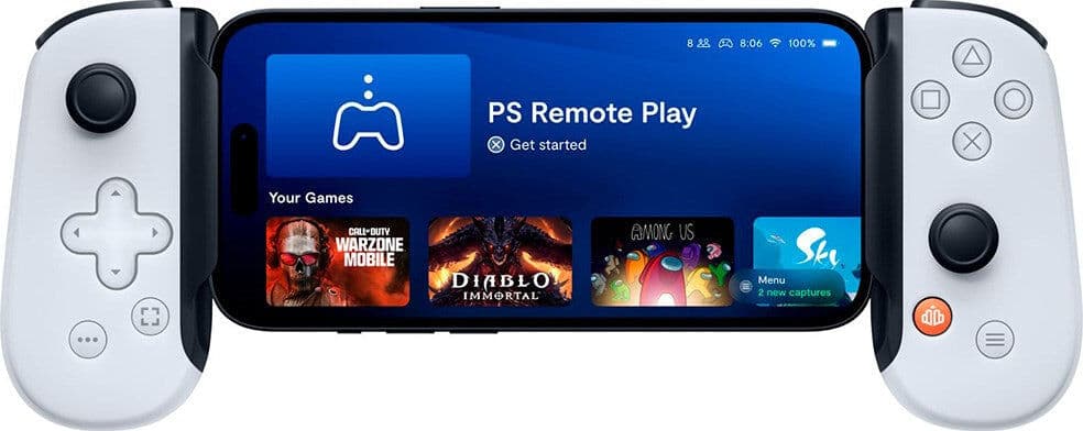Backbone One iPhone (Lightning) Gaming Controller - PlayStation Edition - Hvid