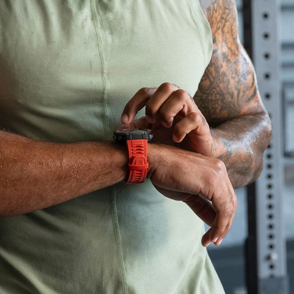 Amazfit T-Rex 3 röd siliconarmband