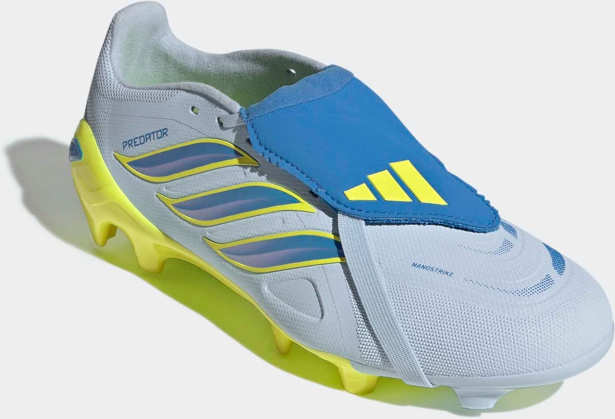 Adidas Performance "PREDATOR LEAGUE, FESTE BÖDEN, UMSCHLAGBARE ZUNGE" Aussensohle für Rasen und feste Böden crystal sky, ray blau, team solar gelb 2 47