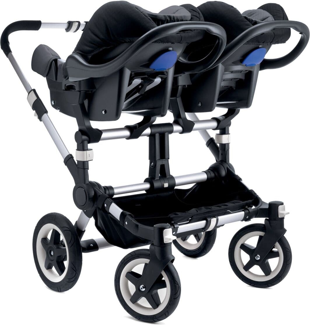 Bugaboo Adaptadores de Silla de Auto Britax-Römer para Donkey Twin gris oscuro. Gris oscuro niño