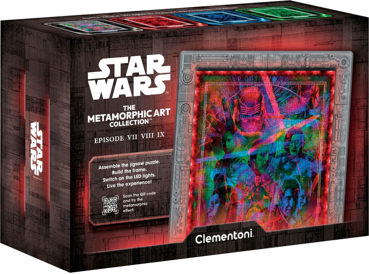 Clementoni Metamorphic Star Wars - Osa VII -VIII - IX -palapeli 520 palaa