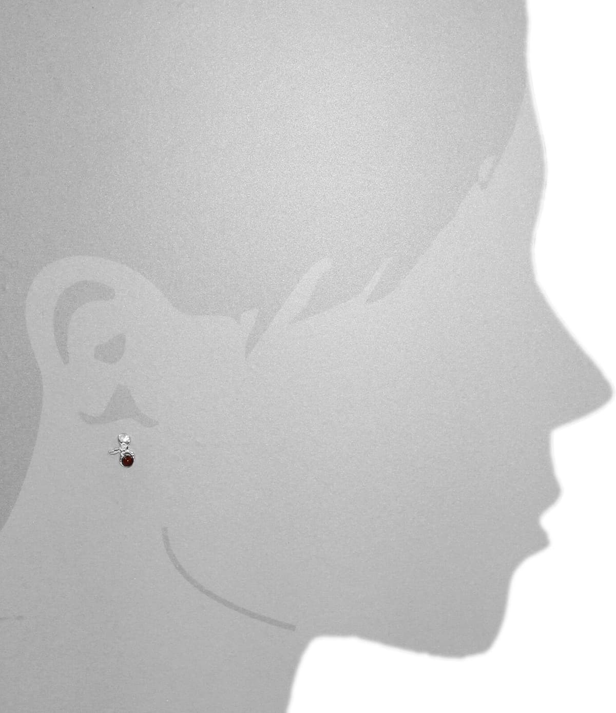 Paar Ohrstecker OSTSEE-SCHMUCK "Ostsee-Schmuck Ohrstecker Krake Ohrstecker Krake", weiss (weiß), Ohrringe, Damen, 10x7mm, Silber 925 (Sterlingsilber), Paar Ohrstecker weiß 10x7mm, Silber 925 (Sterlingsilber)