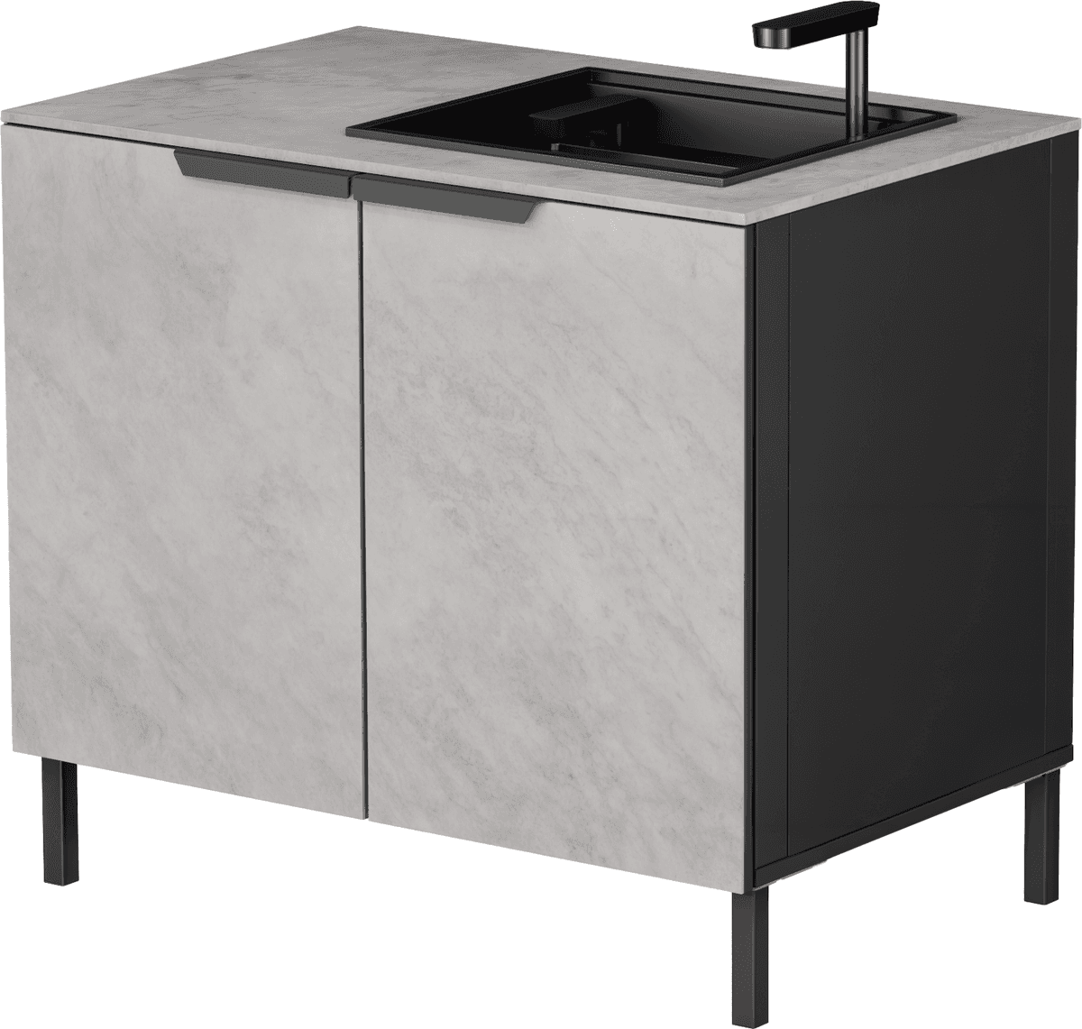 Q-Boo Wave 100cm Modul Med Vask