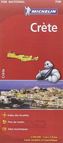 Collectif Michelin - Carte Crète Michelin - Preis vom 11.10.2026 15:43:13 h
