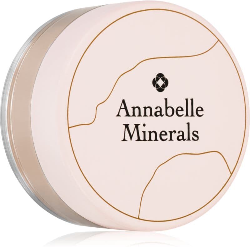 Annabelle Minerals Coverage Mineral Foundation μεταλλικό μεικ απ πούδρας για τέλεια εμφάνιση απόχρωση Natural Light 4 γρ