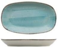Güral Porselen Vassoio Fondo 29 X 17 cm Avanos Azzurro
