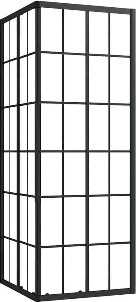 vidaXL Cabine de douche ESG 80x80x180 cm