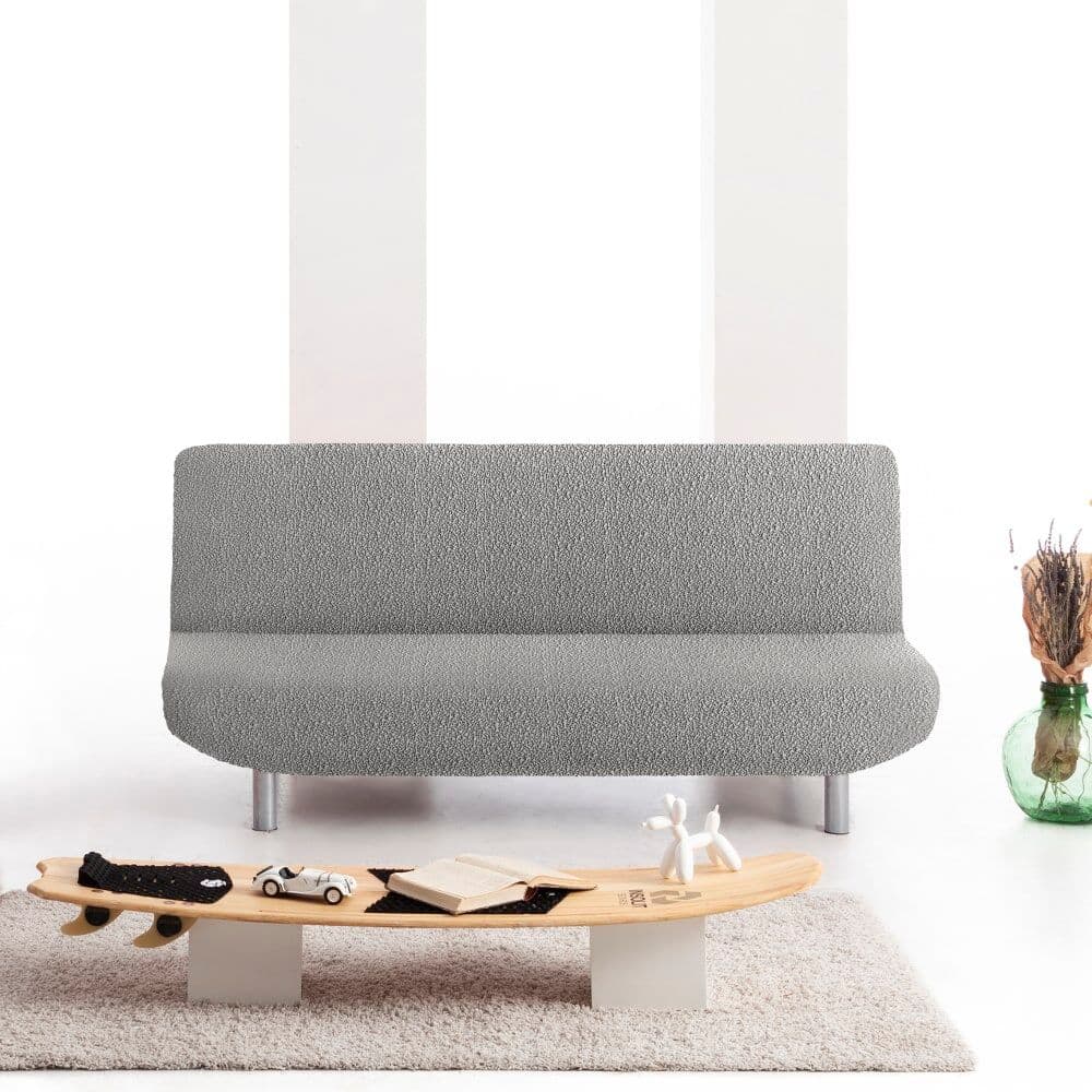 Eysa Funda de sofá click clack elástica gris claro 180 - 230 cm
