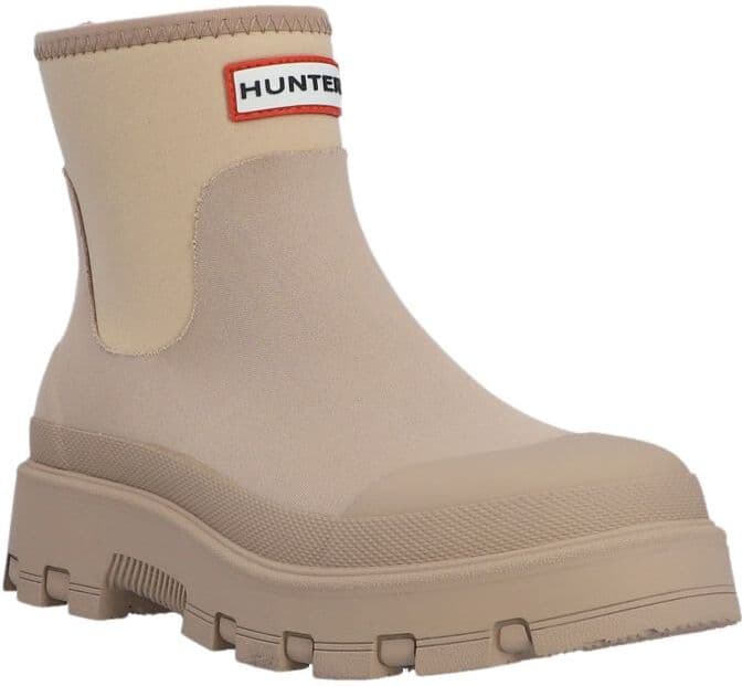 Gummistiefel HUNTER "UNISEX ELEMENTS NEOPRENE CHELSEA BOOT", Damen, Gr. 42, beige (shore), Gummi, Schuhe Gummistiefel, wasserabweisend shore 42