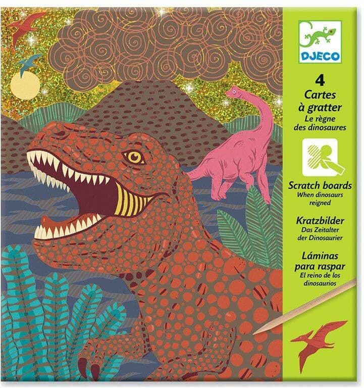 Cartes à Gratter Le règne des dinosaures - Djeco