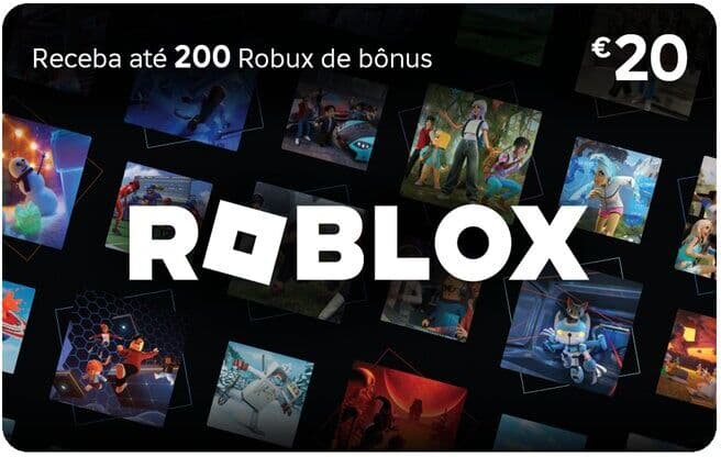 CARTÃO PRESENTE DIGITAL ROBLOX 20EUR