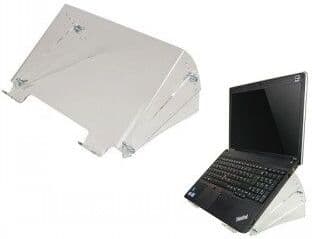 NewStar Neomounts acrylic notebook riser (tilt: 20 - 40 degrees) 1 screen transparent