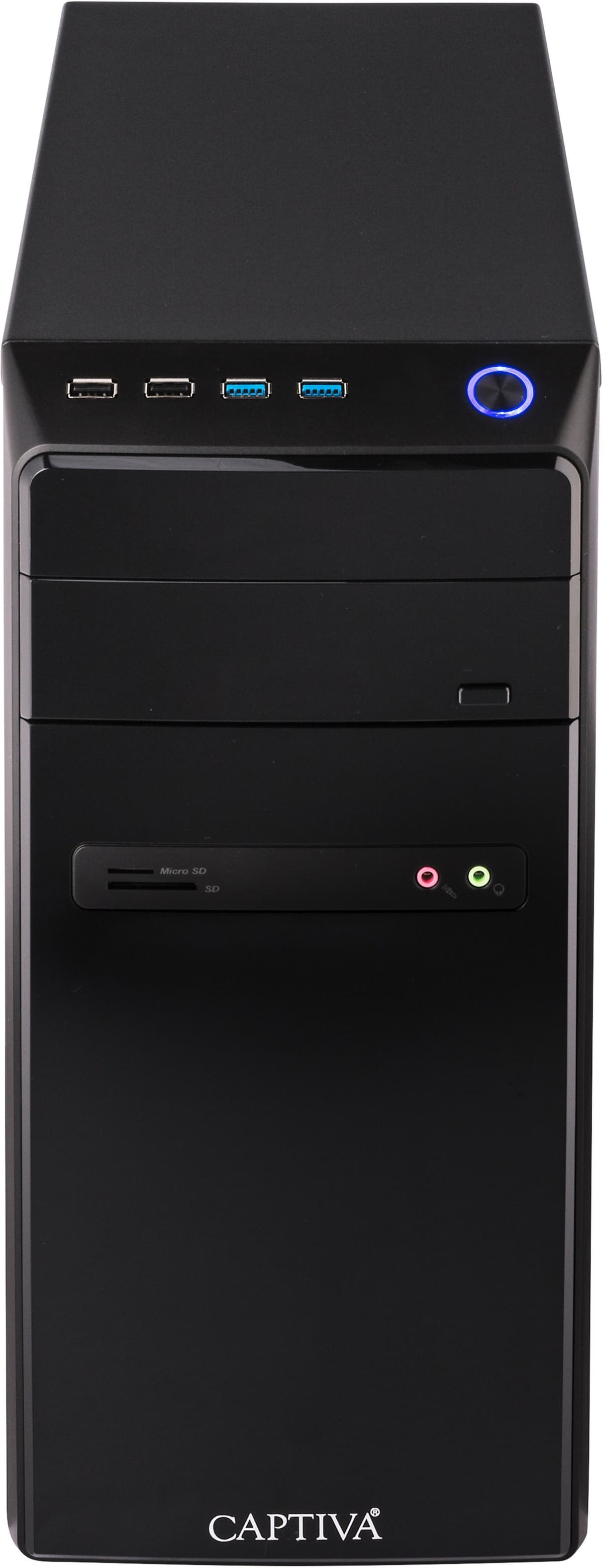 CAPTIVA Business-PC "Power Starter R82-765", schwarz, Microsoft Windows 11 Home (64 Bit), 32 GB RAM 1.000 GB SSD, Desktop-PCs, Business-PC