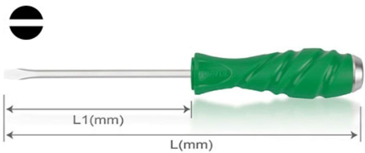 Schlitzschraubendreher TOPTUL FAGE0510