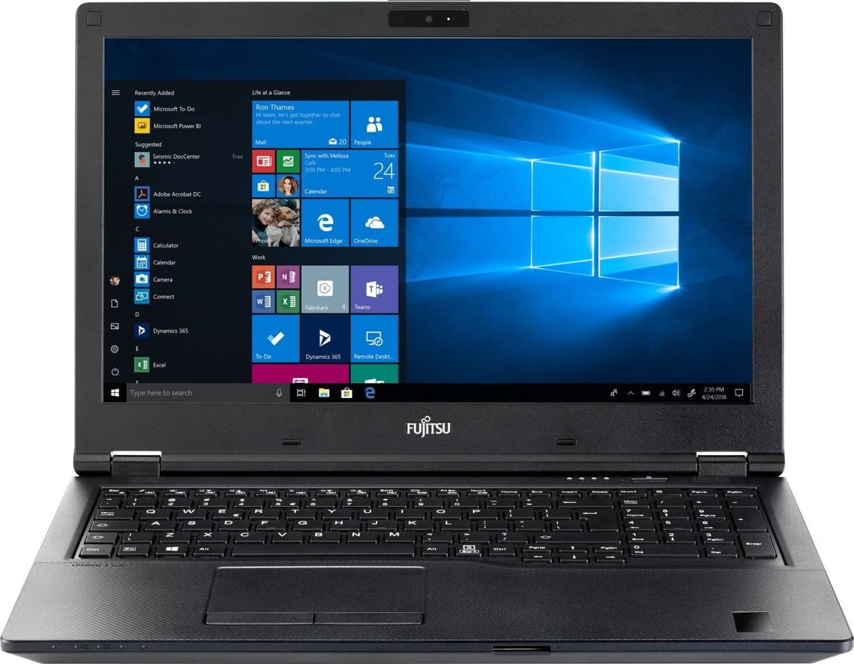 Fujitsu Siemens Lifebook E559   i5-8365U   15.6"   8 GB   256 GB SSD   Win 11 Pro   CZ - Refurbished