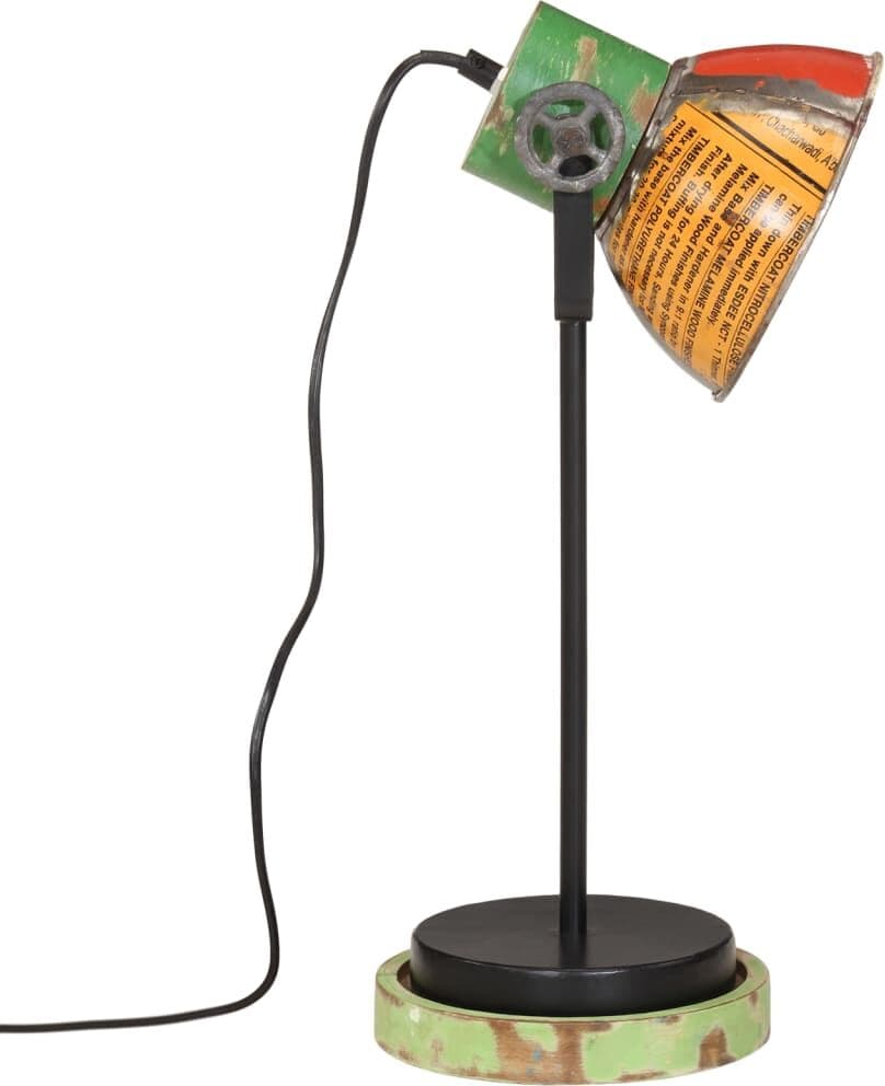 vidaXL Lampe de bureau 25 W multicolore 17x17x50 cm E27
