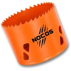 NOCOS Bi-Metall Lochsäge 68 mm HSSE Co 8 % - Profi-Qualität - ohne Halter - Für Holz, Rigips, Metall & Edelstahl | Easy-Plug-System | 48 mm Schnitttiefe | RadialCut Zähne für präzise Schnitte