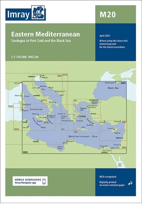 Imray Eastern Mediterranean –  M20