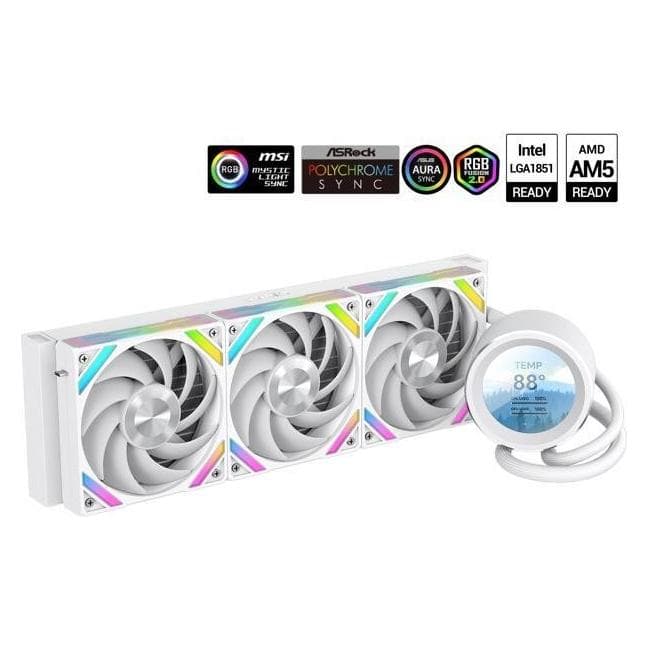Sama Gears Q60 White 360mm AIO (Q60-WHWANNO3-G)