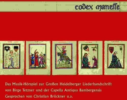 Birge Tetzner - Codex Manesse. 2 CDs: Das Musikhörspiel zur Großen Heidelberger Liederhandschrift - Preis vom 21.10.2026 11:50:06 h