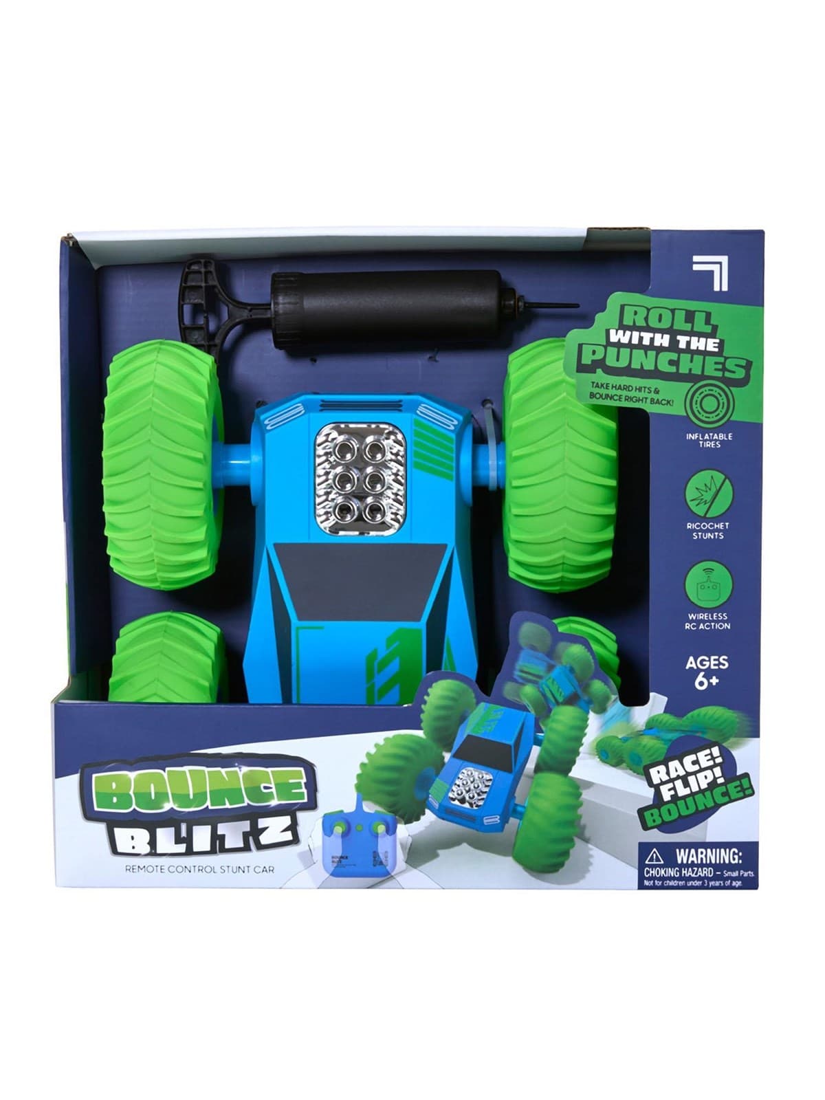 Sharper Image Toy RC Flip Stunt Bounce Blitz