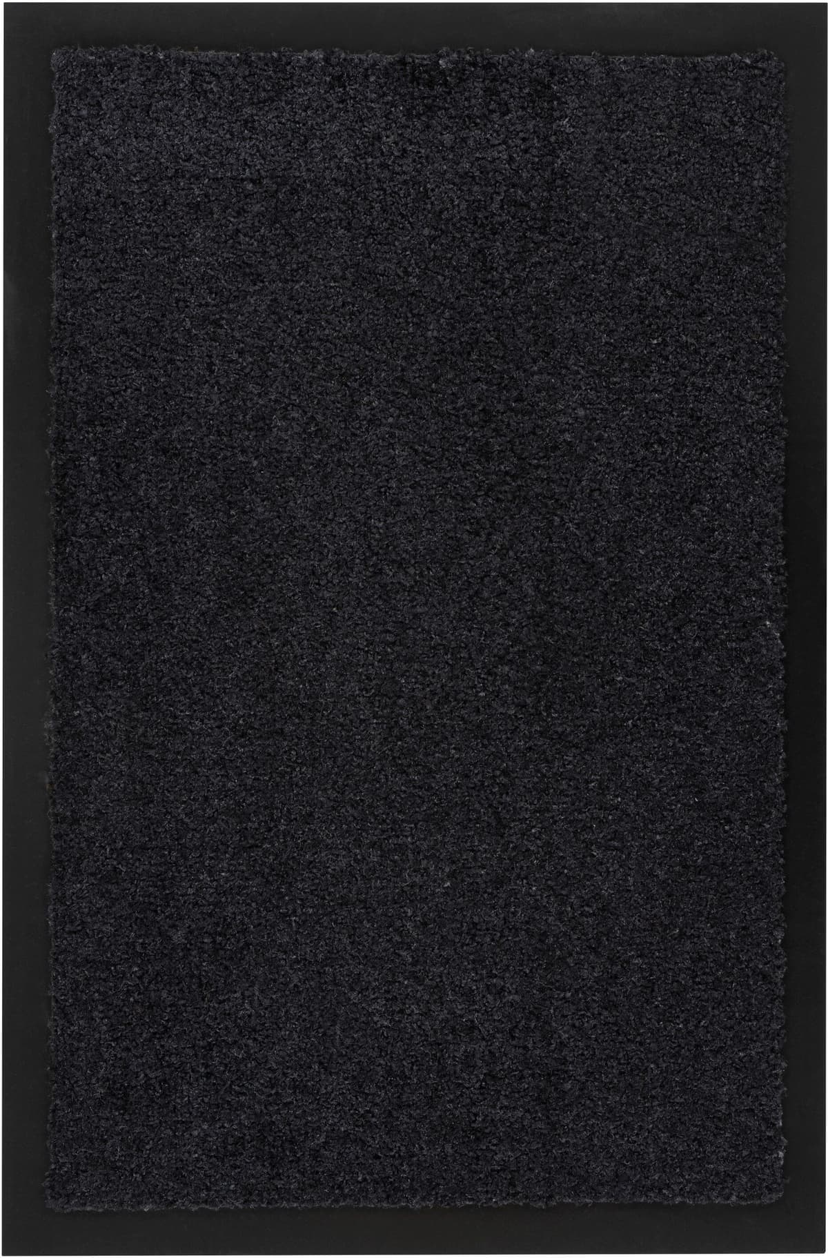 Fussmatte KAYOOM "Light Entry 525", schwarz, B:60cm H:8mm L:90cm, Polyamid, Teppiche, Fussmatte, Türmatte, Schmutzfang, Eingang schwarz B : 60cm 1 Stk., 8mm, L: 90cm