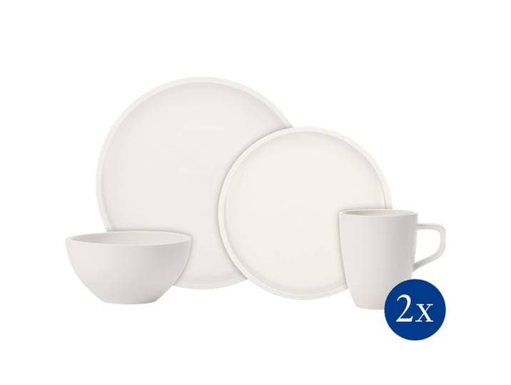 Geschirr-Set VILLEROY & BOCH Starter-Set Artesano Original weiß , weiß, Porzellan, Geschirr-Sets, Geschirr-Set