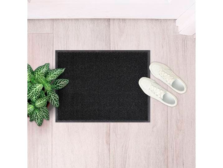 Fußmatte ANDIAMO Easy , grau (anthrazit), B:120cm H:5mm L:300cm, Kunstfaser, Teppiche, Fußmatte, Schmutzfangmatte, rutschhemmend, Innen- und überdachten Außenbereich