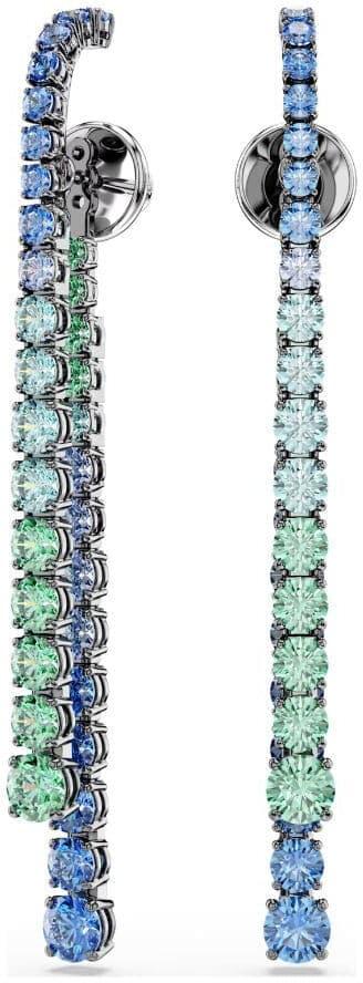 Swarovski Matrix korvakorut, siniset ja vihreät zirkonit 5741390