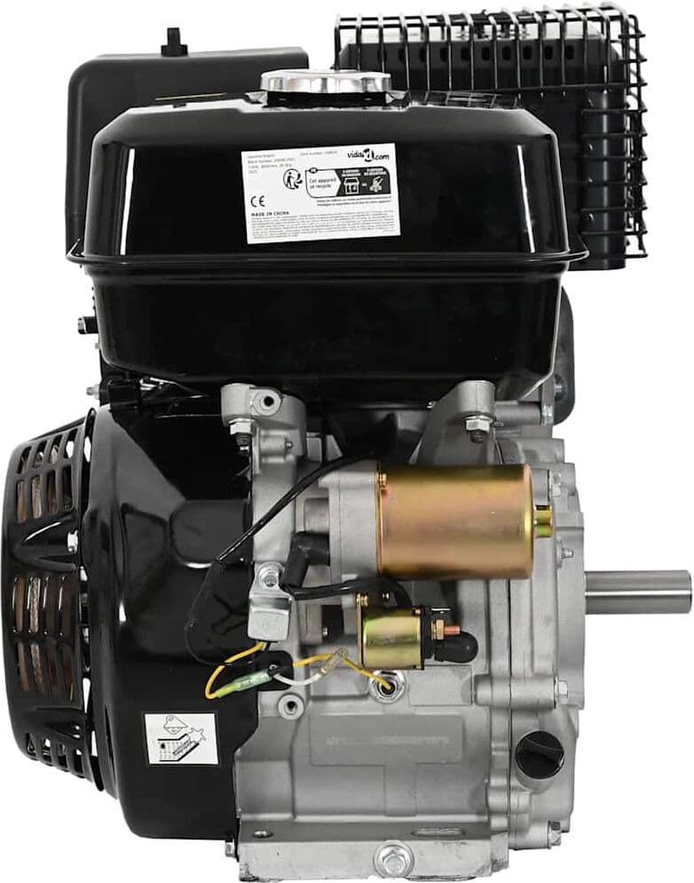 vidaXL Moteur à essence 15 CV 11 kW Noir