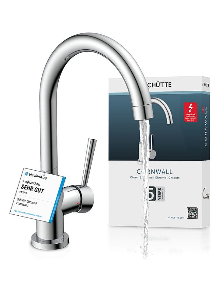 Schütte Niederdruck-Spültischarmatur ''Cornwall'' in Chrom - onesize