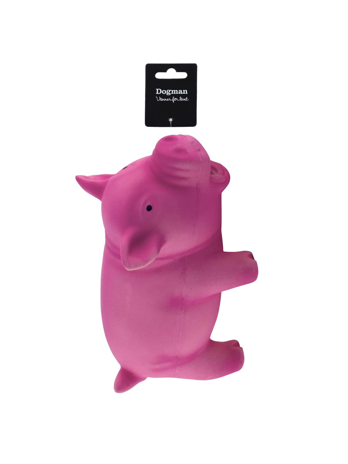Dogman Hundespielzeug Latex Schwein Rosa 23cm