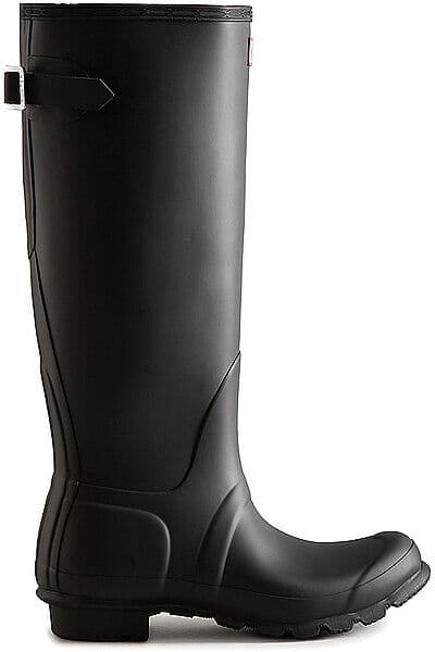 Hunter BOOT Gummistiefel ORIGINAL TALL BACK ADJUSTABLE schwarz   36 36