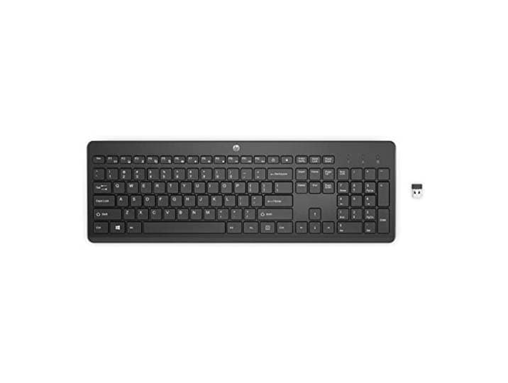 HP 230 Spaans draadloos QWERTY-toetsenbord (USB-A-poort, batterij tot 16 maanden, 2,4 GHz, draadloze verbinding, Windows 7, Windows 8, Windows 10, Windows 11), zwart