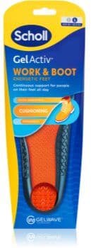 Scholl GelActiv Work palmilhas tipo Large EU 40-46.5 1 par. GelActiv Work