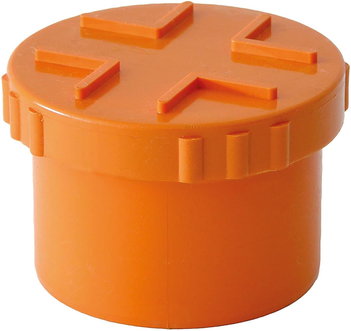 Tecnomat TAPPO A VITE Ø 80 mm PVC ARANCIO