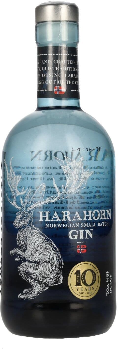 Harahorn Gin Harahorn Norwegian Small Batch Gin 46% Vol. 0,5l