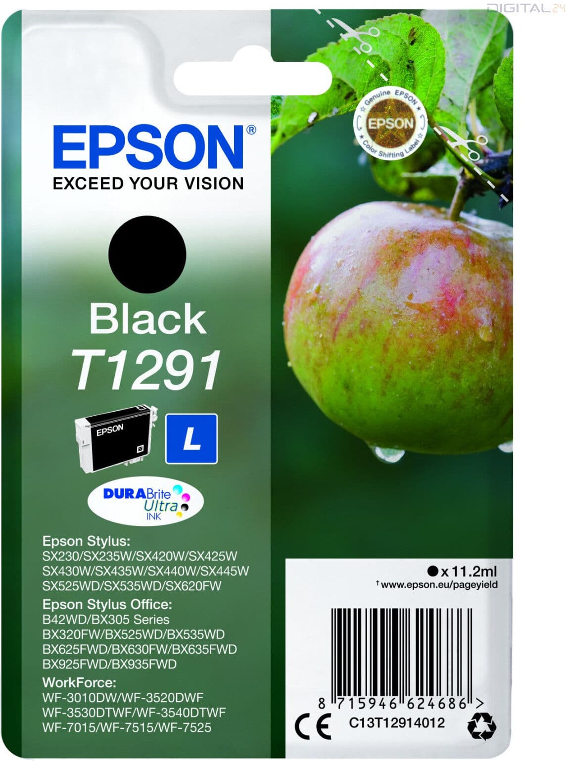 Epson T1291 Tintapatron Black 11,2ml