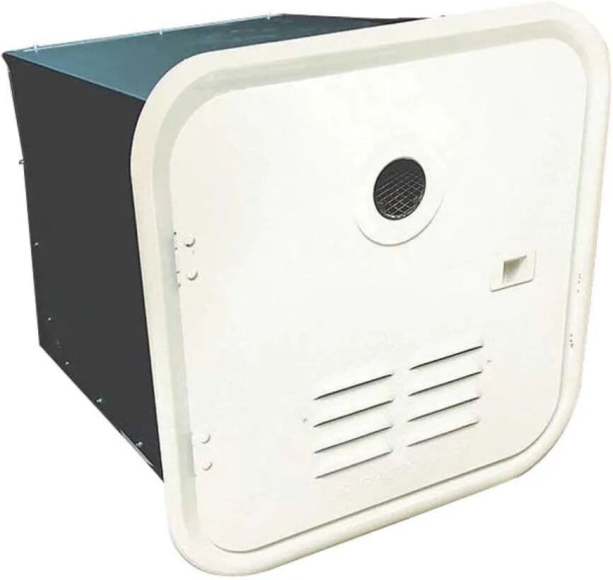 Girard Calentador De Agua Sin Tanque De 42000btu White / Black 31.75 x 31.75 x 39.37 cm