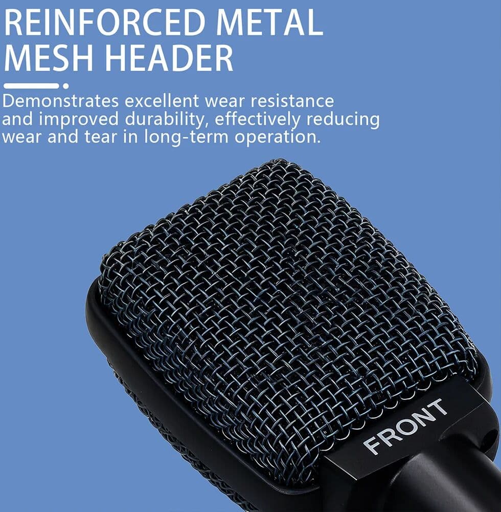 TAVOSOP Professional Drum Microphone 906 With Switchable Presence Filter Guitar Instrument Dynamic Mic for Stage Live Recording
