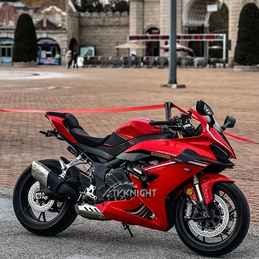 TY KNIGHT FOR QJMOTOR 800RR SRK800RRmodified competition short-tail license plate holder rear license plate adjustable frame accessories