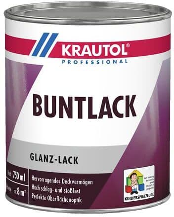 KRAUTOL Acryl Buntlack glänzend, Wunschfarbton, 2,4 l