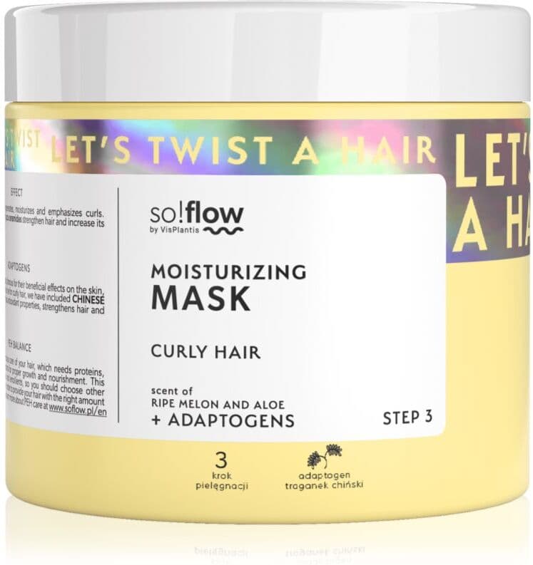 so!flow Curly Hair Nourishing Mask masque nourrissant pour cheveux bouclés 400 ml