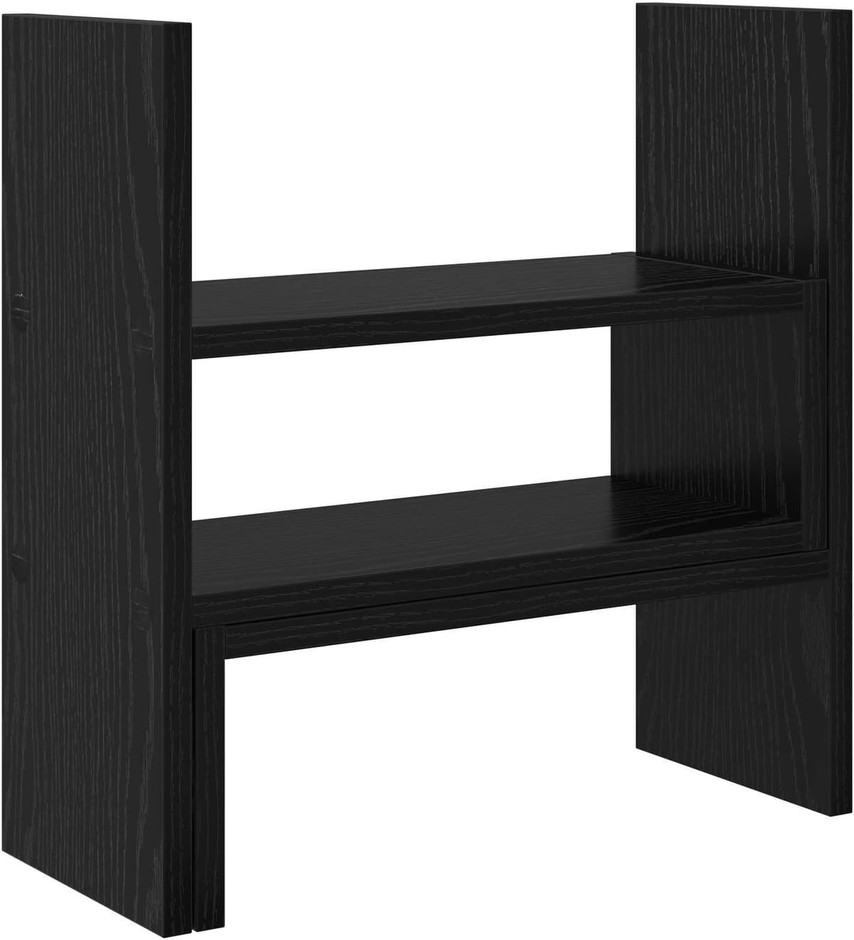 vidaXL Support de Bureau pour Moniteur Chêne noir 40 x 17 x 41 cm