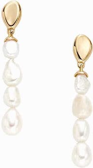 Skagen Agnethe Pearl långa barockpärlörhängen  SKJ1827710