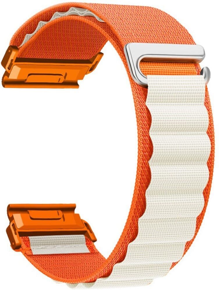 EIDERWOOD Universal Garmin Rem 26mm QuickFit - Nylon - Orange / Beige